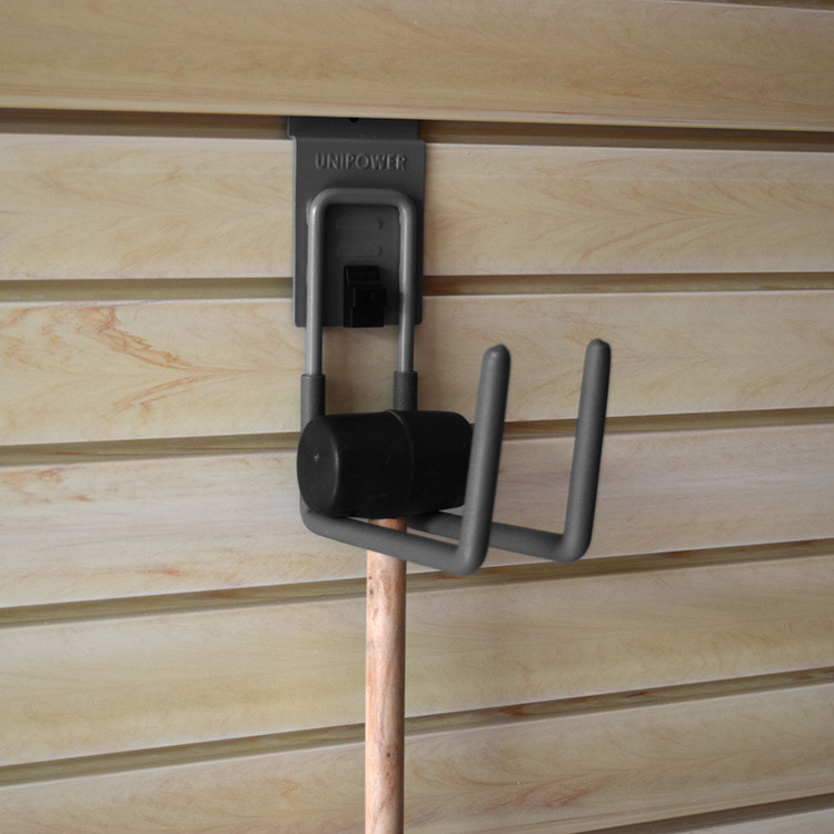 J-образные крючки из ПВХ для хранения служебных помещений в гараже