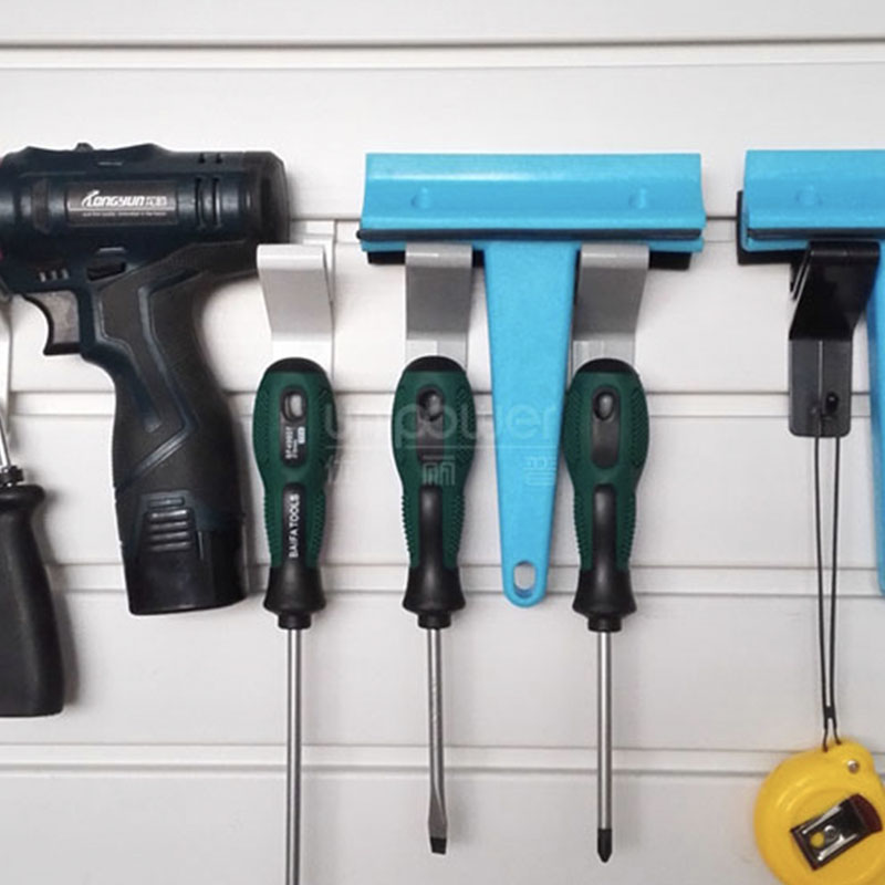 Решетчатый настенный органайзер для хранения в гараже, пластиковые крючки для дома