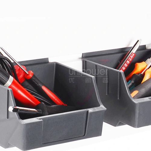  Пластиковый органайзер для ящиков для хранения и розничный держатель из полипропилена для подвешивания Slatwall 