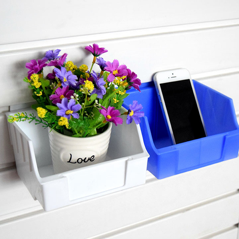 Держатель аппаратных коробок для пластиковых прозрачных контейнеров SlatWall