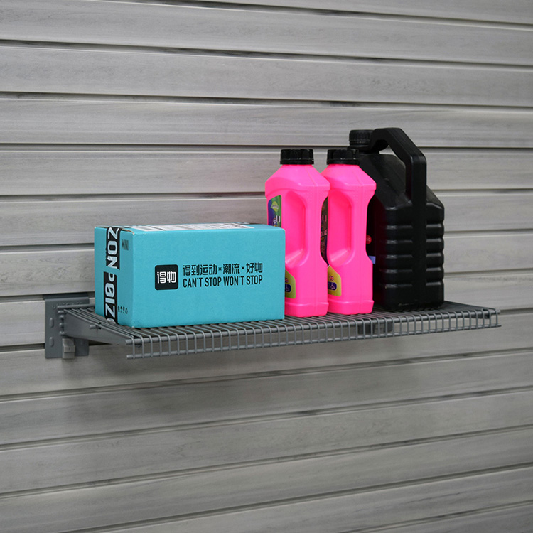 Тяжелые полки Slatwall PVC для гаражных дисплеев