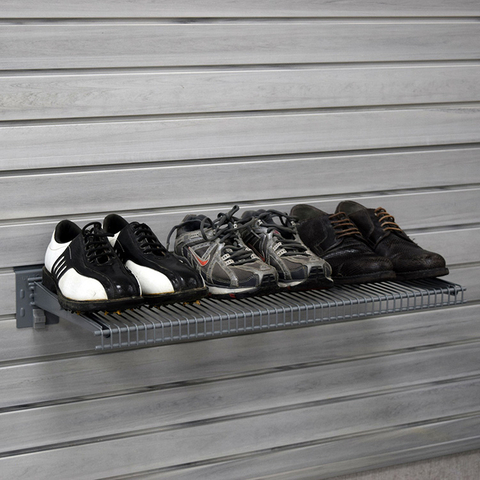 Прочная металлическая проволочная сетчатая стеллажа для монтажа на стене