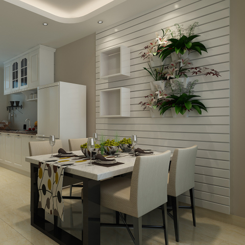 Легкая очистка организованной панели Slatwall с винтовой крышкой на стене гаража