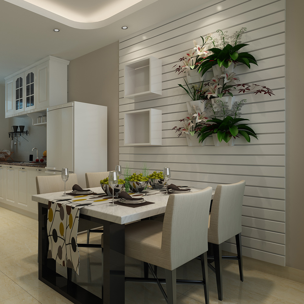 Легкая очистка организованной панели Slatwall с винтовой крышкой на стене гаража